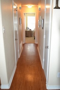 burleson rental home hallway